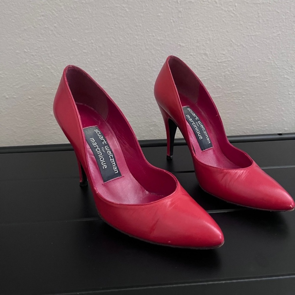 Red Women's Heels by Stuart Weitzman and Gerard Darel